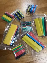 164 unids/set termorretráctil tubo termoretractil poliolefina tubo Cable Kit de surtido de aislamiento de cable envoltura de alambre tirachinas