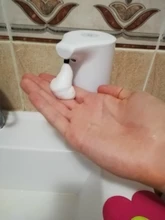 Dispensador automático de jabón con Sensor de inducción infrarrojo, dispositivo desinfectante de manos para baño, espuma sin contacto