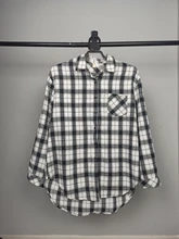 KarSaNy Boyfriend Oversized Shirt Plaid For Women Blouses And Tops Spring Loose Plaid