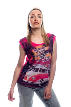 

BOUNCY T-shirt Manga corta de Women 100% Cotton inspired in the surfer Bethany Hamilton