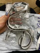 Gafas de natación universales transparentes y negras, accesorios de repuesto, 4 unidades
