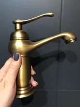 Faucet Antique Tap Crane Brass-Mixer Bathroom Basin Bronze Copper Torneiras Luxury Solid