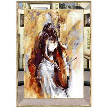 

Digital 3D Mirrored Silvery Luxury Canvas Print 60 * 80 cm