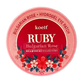 

Hydrogel patches with Bulgarian Rose for eye area koelf Bulgarian rose Hydrogel eye patch