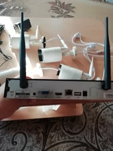 Hiseeu 8CH CCTV inalámbrico Sistema de 1536P 1080P NVR wifi IR-CUT al aire libre 3MP AI cámara CCTV IP sistema de seguridad Kit de videovigilancia
