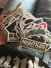 10/30/50 unids/pack anime japonés D inicial etiqueta calcomanías para cuadernos de ordenador de monopatín teléfono móvil de dibujos animados