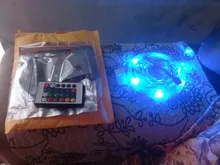 Infrarrojos/Bluetooth/WiFi LED luces de tira RGB 5050 2835 lámpara Flexible cinta con diodo DC 12V 5M 10M Control Remoto + adaptador