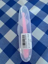 Cuchara para bebé con caja de almacenamiento, cucharilla antideslizante de silicona de grado alimenticio, vajilla de alimentación de bebé, 1 Uds.