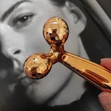 Rodillo 3D para masaje Facial, estiramiento Facial en V, belleza, estiramiento corporal de la piel, relajación, cara delgada herramienta de levantamiento Facial, instrumento masajeador zk20