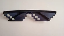 Gafas de sol Retro de 8 bits para hombre y mujer, lentes de sol pixeladas MLG, ropa de marca, Thug Life, para fiesta, de mosaico, UV400, 2020