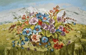 

Tapestry "bouquet of Mountain" (55x35) in a single frame