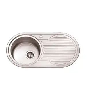 

Sink with drainer with/without orifice faucet se9047