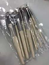 Zoreya marca pelo sintético suave sombra de ojos cepillo mango blanco mezcla rubor labio polvo resaltador maquillaje brochas Set 10 piezas