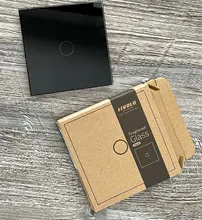 Livolo-Panel de cristal blanco perla para interruptor, Panel de cristal estándar europeo, solo Panel de cristal, 1 unidad