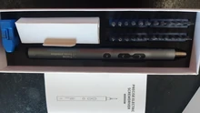 Juego de destornilladores eléctricos de precisión 28 en 1, para teléfono y portátil, destornillador multifuncional magnético con batería de litio de luz LED