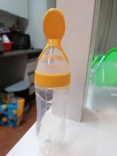Botella de alimentación de bebé seguro de 90ML, cuchara de alimentación de silicona para niño pequeño, botella de leche, alimentador de entrenamiento para bebé, suplemento alimenticio