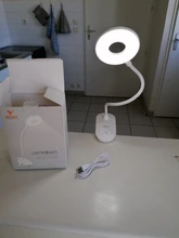 Study Lamps Magnifier Touch-Clip Gooseneck Usb-Table-Light Flexo Rechargeable 18650 Battery