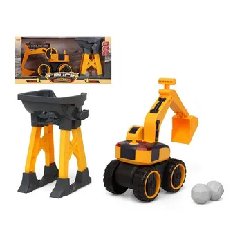 

Digger Truck Workers Yellow 112978