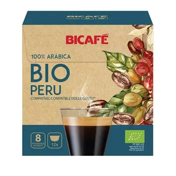 

BIO PERU Bicafé, 12 capsules 100% Arabica compatible DOLCE GUSTO®