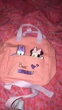 Mochila Minnie Mouse de Disney con dibujos animados para niños y niñas, morral escolar con diseño de ratón de Mickey