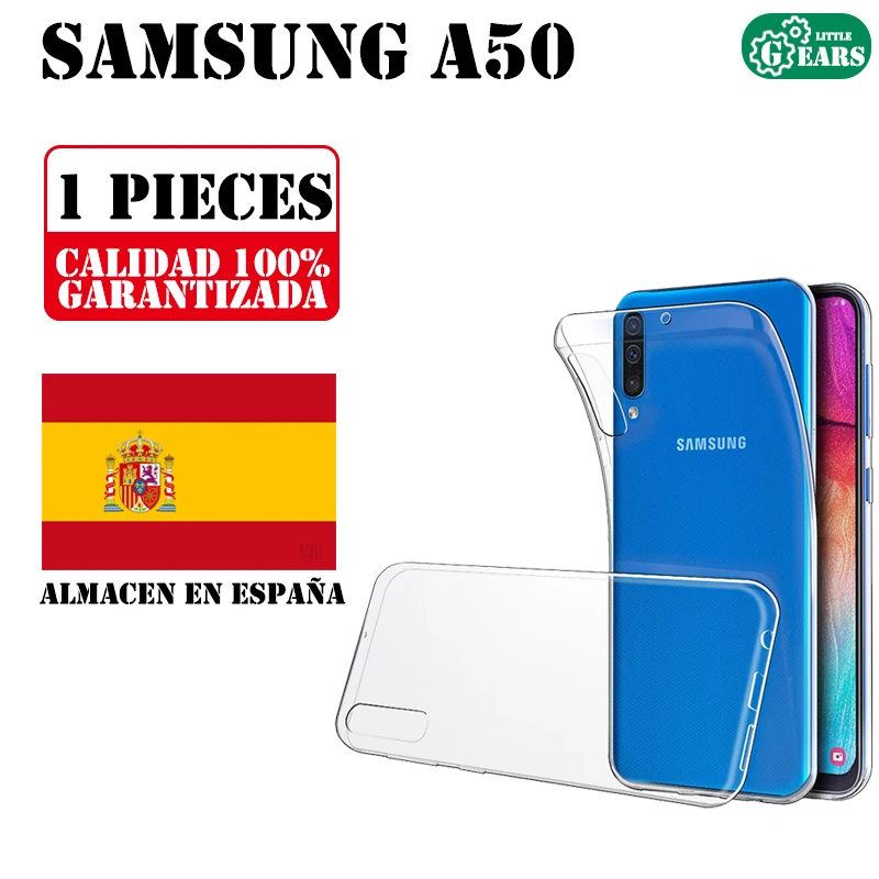 Samsung A50 ультра тонкий прозрачный силиконовый чехол ТПУ гелевый Чехол защита от