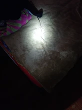 LED Flashlight Torch-Lamp Magnet Work-Inspection COB with The-Bottom And Clip Red/blue