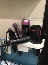 Holder Iron-Shelf Storage-Rack Hair-Dryer Bathroom-Accessories-Set Curling for Hands-Free