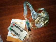 LED Garland Curtains Usb-Power-Fairy-Lights Christmas-Decoration Living-Control Remote