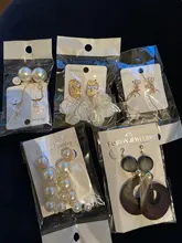 Pendientes con Clip de madera Natural para mujer, aretes sin agujero, pendiente geométrico, moda coreana, regalo de joyería