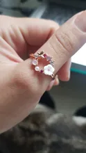 Anillo de boda con diseño de flores y mariposas para mujer, sortija de boda con circonita de oro rosa, Glamour, regalo para niñas, joyería creativa