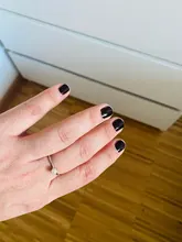 ZHOUYANG-Anillo delicado delgado de estilo minimalista con una mini perla, joyería fina, color amarillo claro dorado