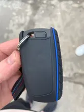 Funda de llaves de silicona titular de llavero para F10 F20 F30 F80 X3 F25 F26 X4 M clave caso de Bmw Serie 1 5 3 F20 accesorios para el coche accesorios Fob