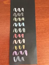 STA Fineliner-rotulador metálico de punta de fieltro, lista de pinceles, diario para dibujar, material de arte de papelería escolar, 10 colores