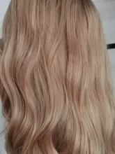 HENRY MARGU-pelucas sintéticas rectas, color negro y marrón, con resalte para mujeres, parte media, longitud del hombro, pelo Bobo resistente al calor