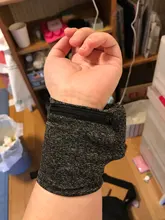 Sweatband Wrist Wallet Protector Storage-Bag Hand-Guards Zipper Running Unisex