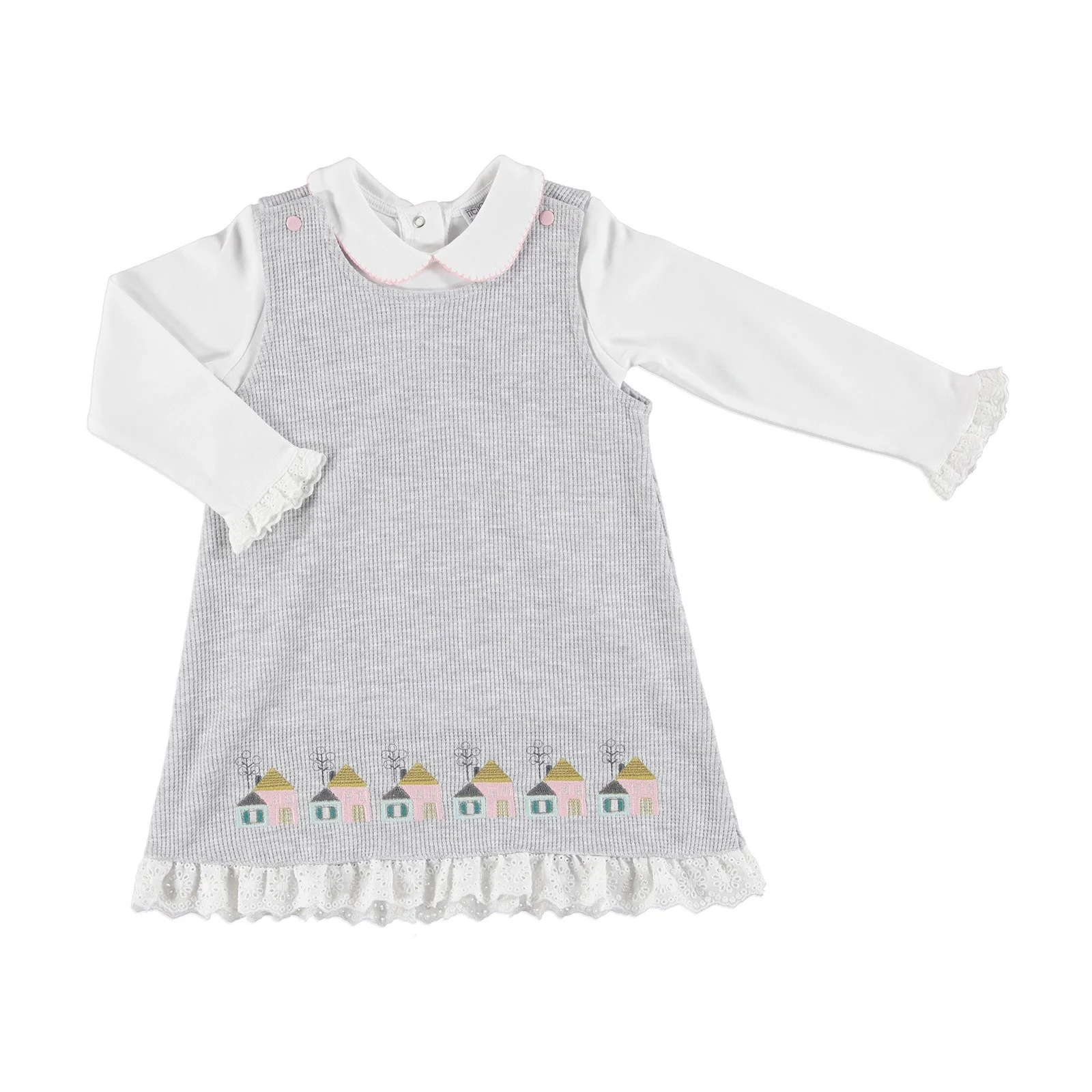 

ebebek HelloBaby Sweet House Baby Jumper Sweatshirt Set