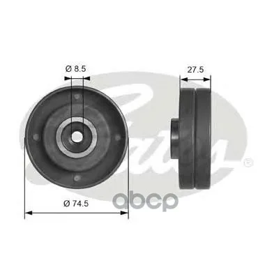T41174_ролик Обводной Ремня Грм! Audi 80/90/100 2.0-2.3/2.0td