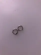 WANTME-Plata de Ley 925 auténtica de estilo minimalista para mujer, hebilla de oreja redonda Bohemia, Punk, Unisex, Rock, accesorios de joyería, pendientes