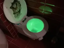 Changeable-Lamp Toilet-Bowl Wc-Light Battery-Powered Motion-Sensor LED 8-Colors Child