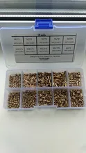 Nut Steel-Insert Knurling-Kit Copper Injection Stainlness M2.5 M3 Electrical for M2--L-3.5