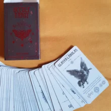 Juego de 78 tarjetas de adivinación de Tarot oculto, cartas de oráculo, tablero de naipes de fiesta familiar, Solomonic antiguo Magickal
