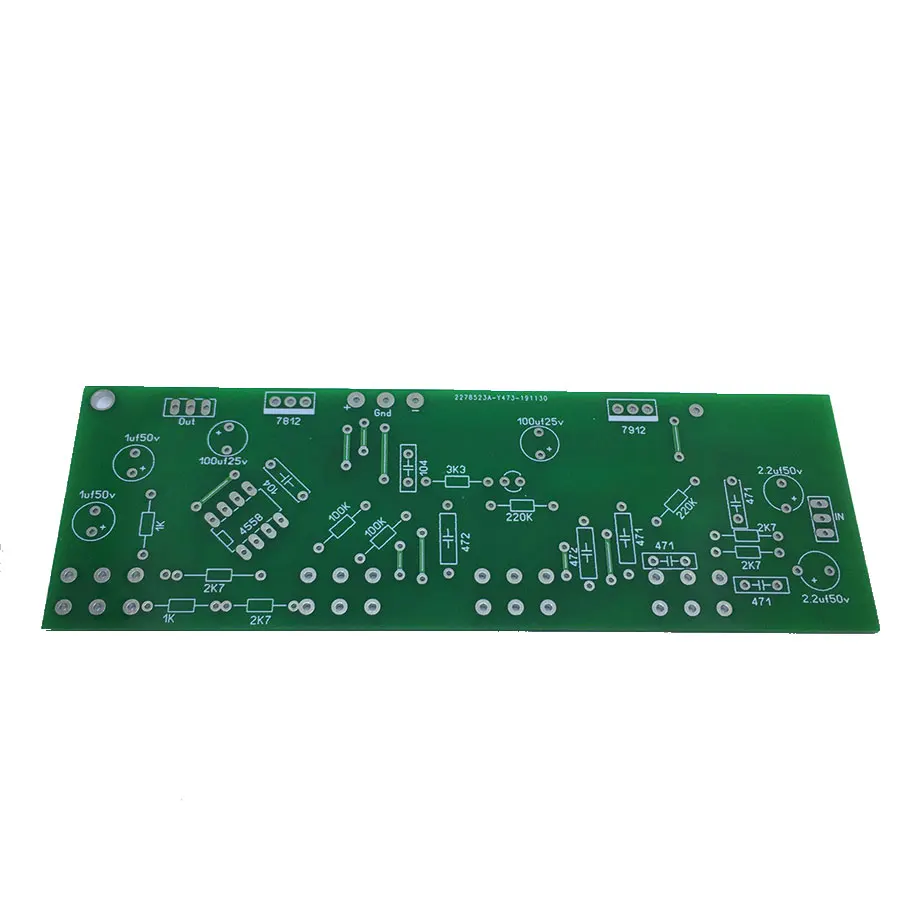Bass Treble Mid And Volume Control Board For Amplifier 4558 Ic Bass