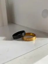 Anillos con números romanos Vintage para hombre, joyería de acero inoxidable de 6mm de ancho para regalo, 2020
