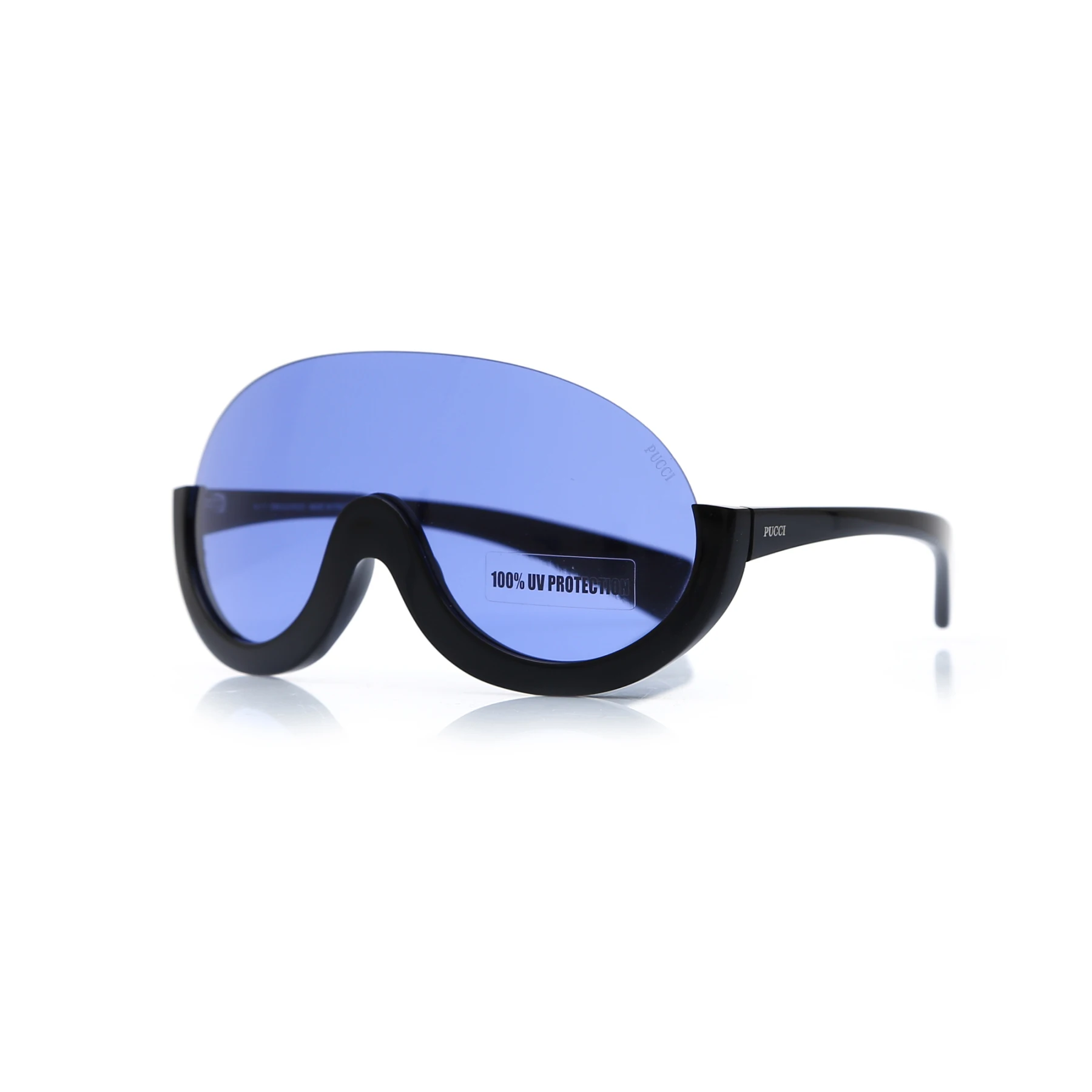 

Women's sunglasses ep 0075 01v unibody black polycarbonate aval 139-16-130 emilio pucci