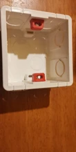Mounting-Lining-Box Socket Cassette Wall-Switch Wallpad White-Wall for 86--86mm Universal
