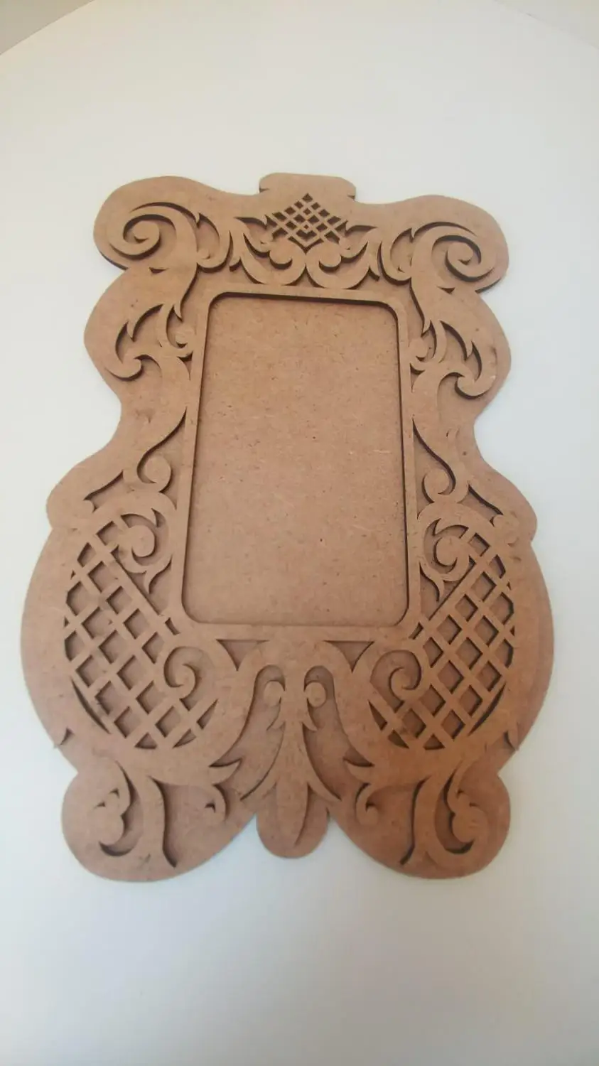 Lazer Kesim Mdf fotoaguraf chercevesi Resimlik(Boyanabilir