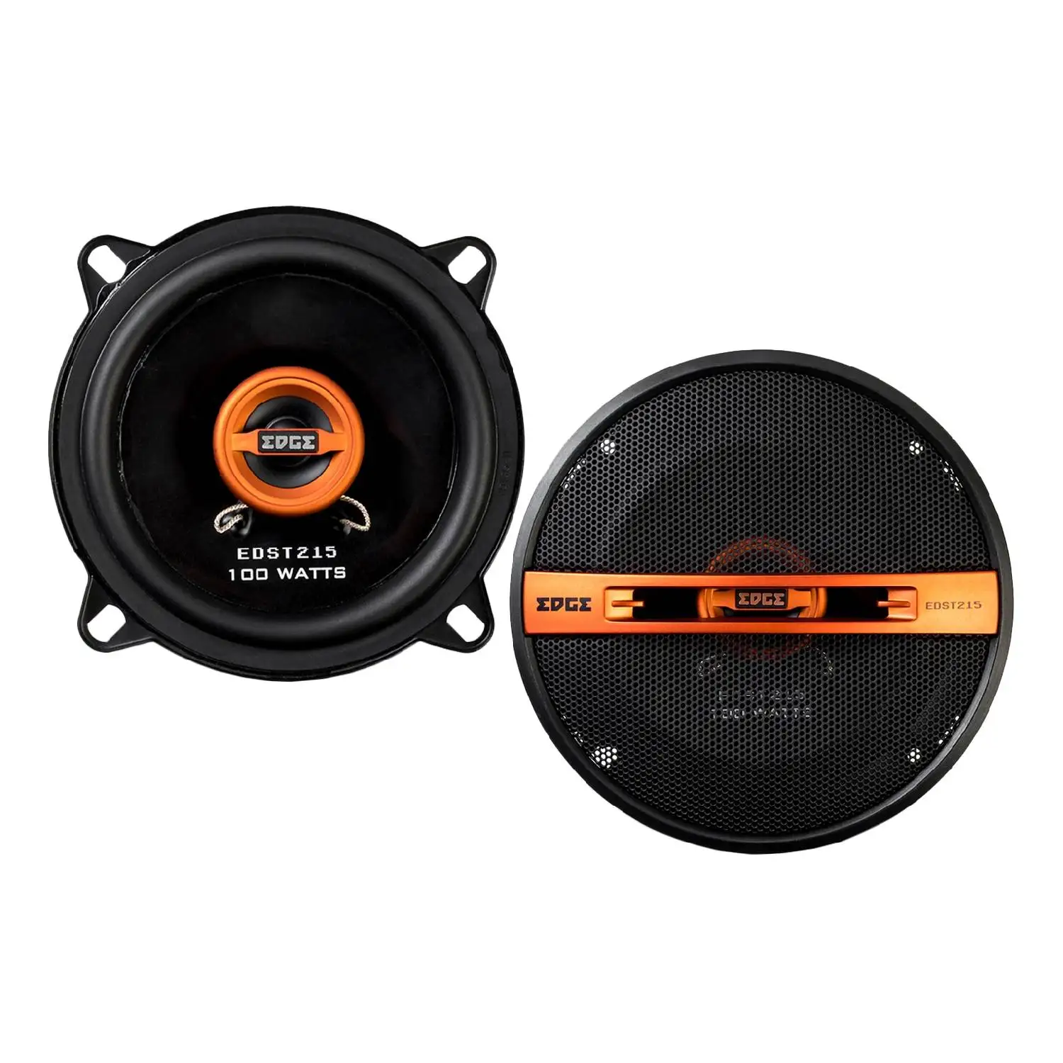 Система акустическая EDGE EDST215-E6 (коаксиальная акустика; 100 Вт; 80 Гц-20 000 Гц; 4 Ом; 86 дБ; защитная решетка)