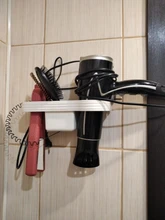 Holder Iron-Shelf Storage-Rack Hair-Dryer Bathroom-Accessories-Set Curling for Hands-Free