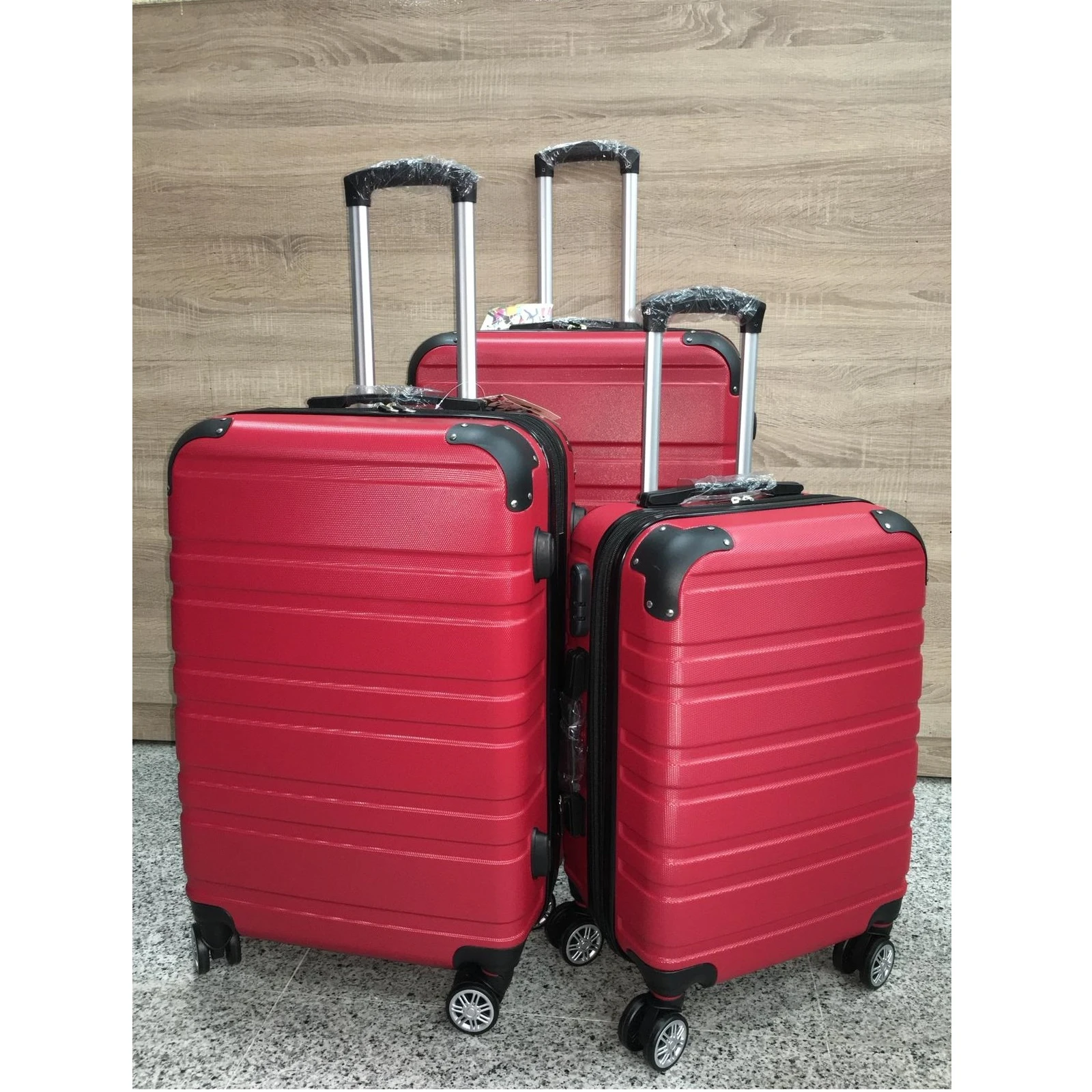 Juego de 3 maletas con doble cremallera, esquinas ampliables, reforzadas, ruedas forro interior, cerradura d seguridad|Equipaje con ruedas| - AliExpress
