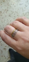 Anillos grabados con letras para mujer y hombre, sortija personalizada de compromiso, boda, acero inoxidable, hueco de oro, regalo personalizado, Metal